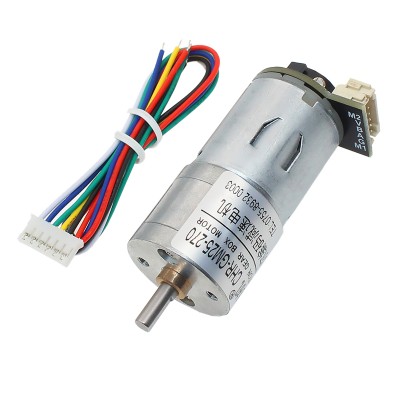 Chihai CHR  GM25  270ABHL DC7 4V Hall Encoder DC Gear Motor with Encoder Speed Dial Reducer